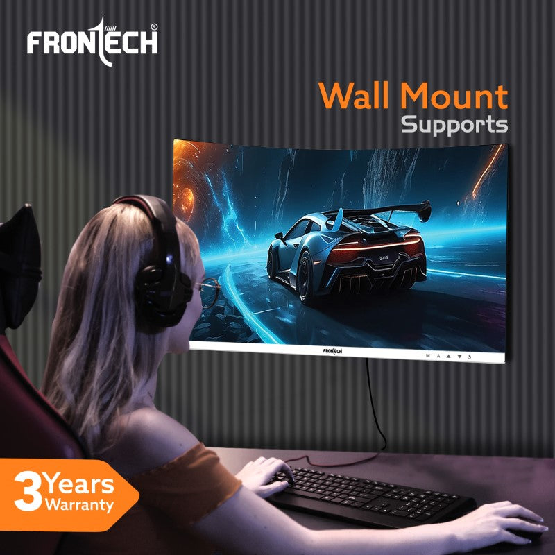 Frontech 22'' Ultima Series Curved LED Monitor | 75Hz, 1920x1080 | 3500R Curve, Bezel-Less Design (MON-0079C) Frontech 22'' Ultima Series Curved LED Monitor | 75Hz, 1920x1080 | 3500R Curve, Bezel-Less Design (MON-0079C)